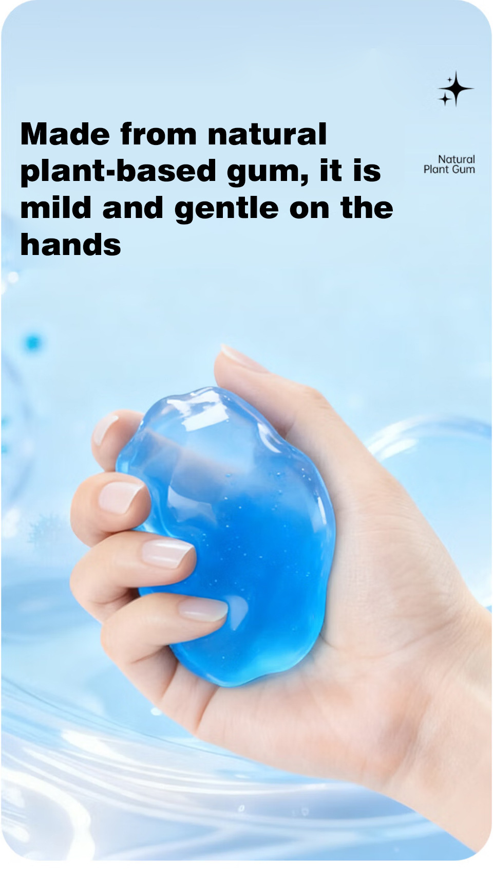 Cross-border exclusive cleaning tool: cleaning gel, car cleaning clay, dust-removing gel for computer keyboards