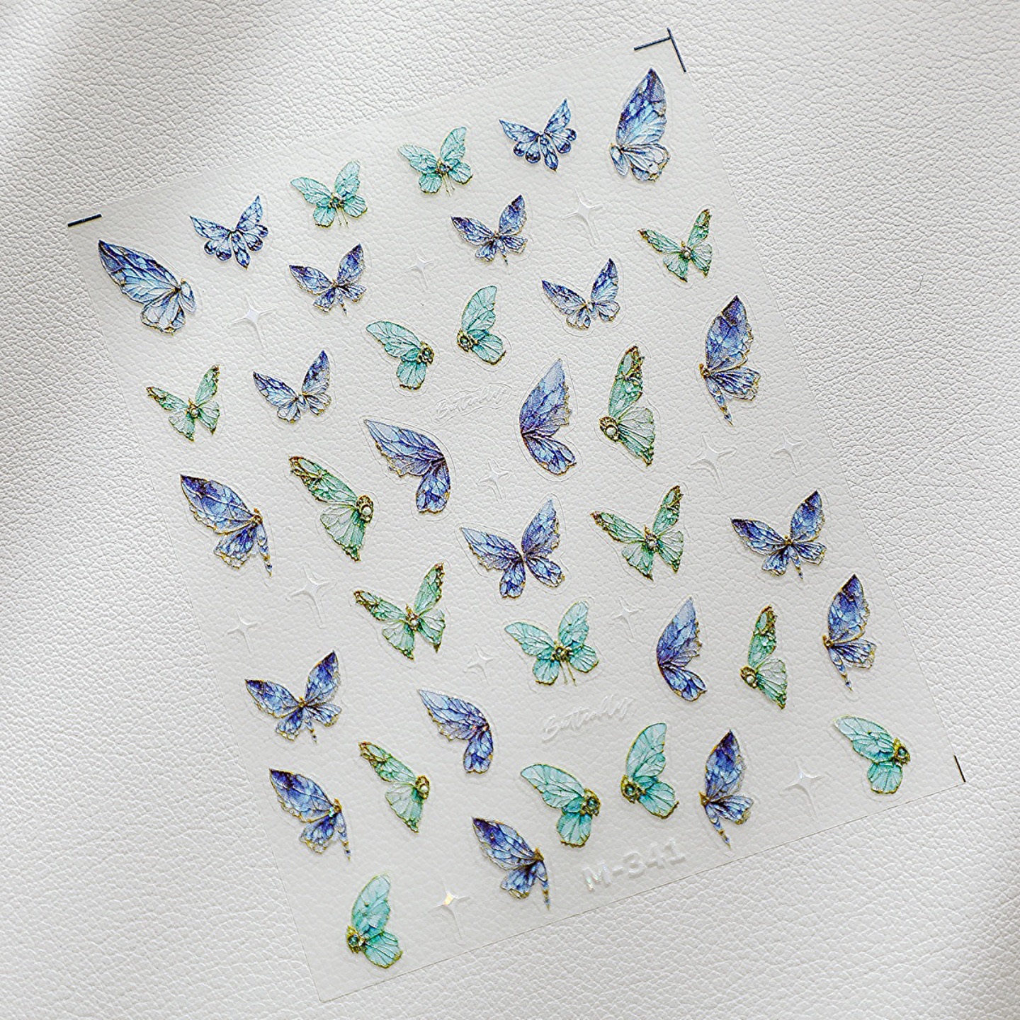 Blue -green butterfly
