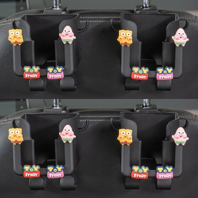 cute cartoon cup holder for — Car cup holder/beverage holder - 4-in-1-cup-holder-hook-spongebob-squarepants-4-pack