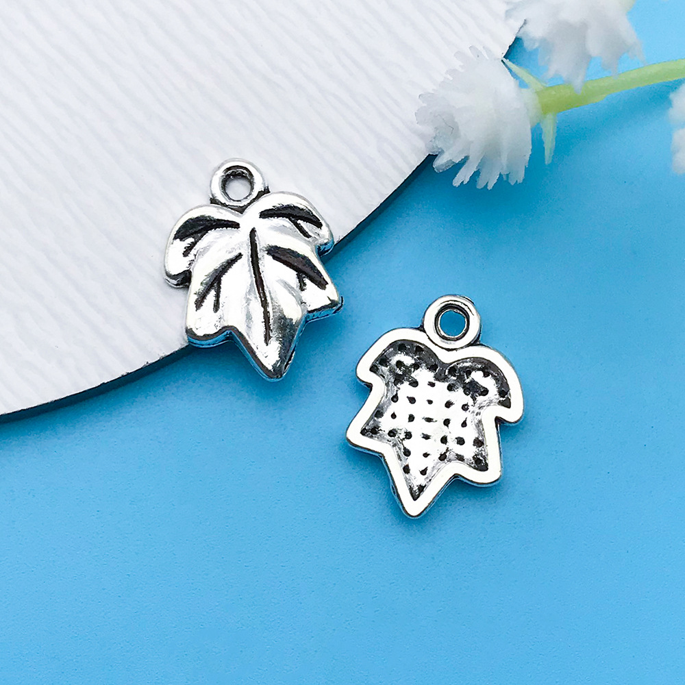 1 고대 실버 잎 11x15mm-11230-0.8g