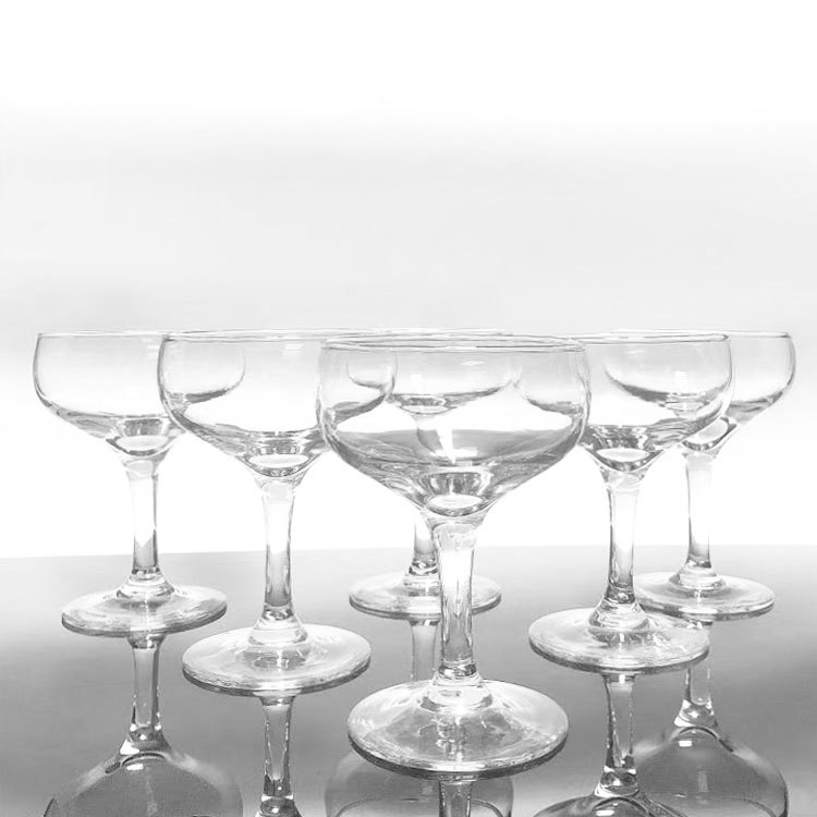 婚庆玻璃垒塔香槟杯晚会庆典高脚叠塔杯碟形杯