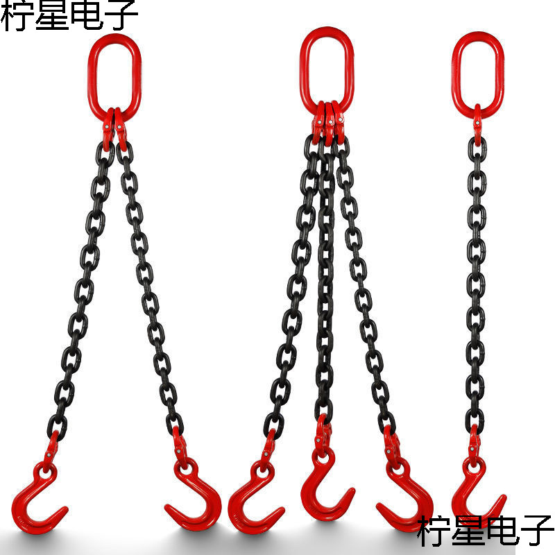 起重链条吊索具吊环吊钩挂钩吊具铁链条吊链行车L吊车G80锰钢链条