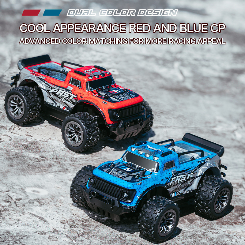 Rc Professional Remote Control Off-Road High-Speed Drift Climbing Anti-Collision Remote Control Car Boys' Children's Toy Rechargeable Racing Car