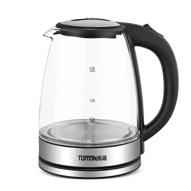 2.0 리터 유리 전기 주전자