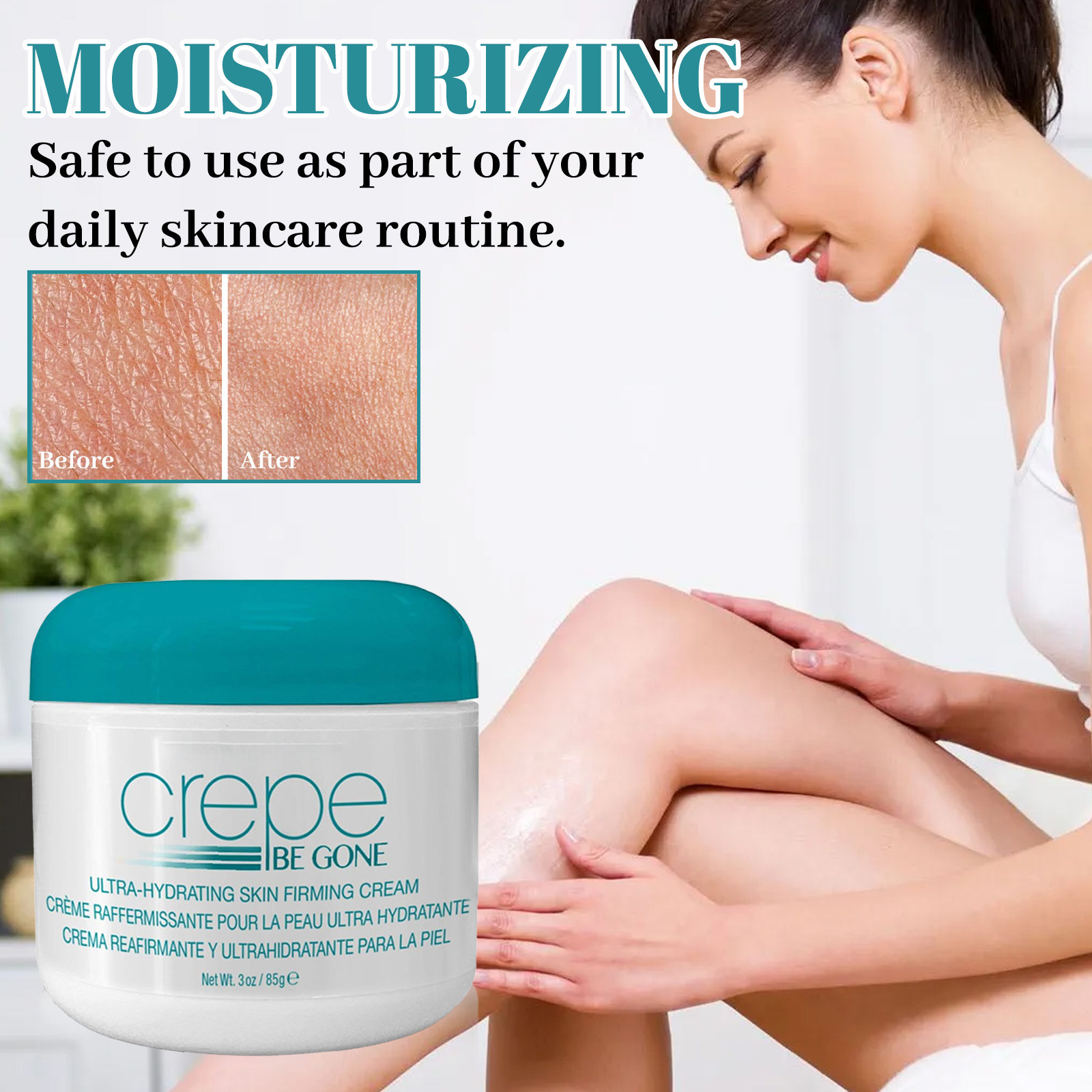 Crema corporal hidratante, crema corporal hidratante
