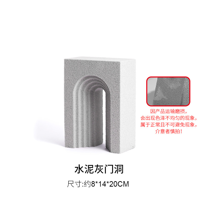 Estilo silencioso accesorios de fotografía piedra caliza Fondo geométrico irregular Nordic INS tiro Piedra