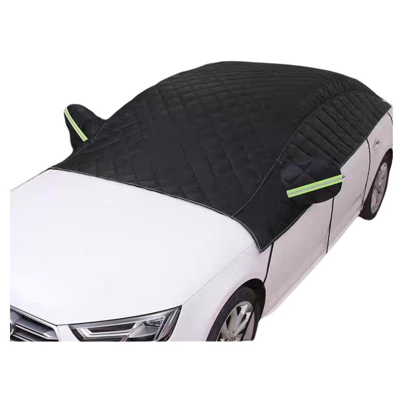 Car Half Cover, Car Cover, Sunshade, Dustproof, Sun Protection, Heat Insulation, Sunroof, Rain and Snow Protection, Half Body Front Shield, Frost Protection Thickened Cover