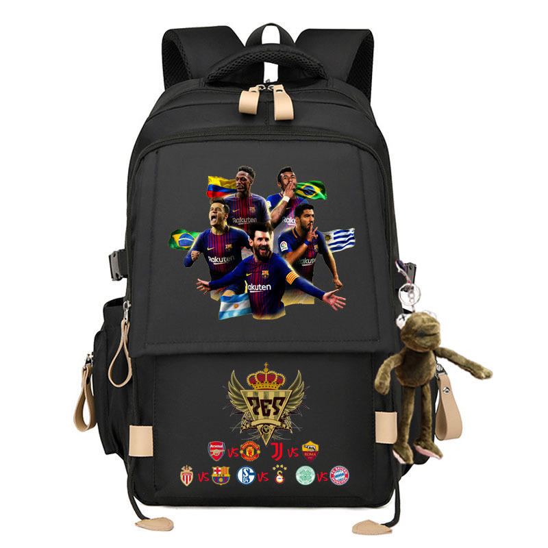 2024 Liga de Campeones Copa del Mundo de fútbol Mochila Real Madrid KakaCroba Messi Chelsea Manchester United estudiantes