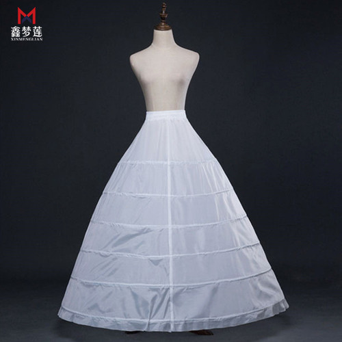 Cross-border supply of six steel panniers, bride wedding dress panniers, white puffy panniers, six-layer wedding dress panniers