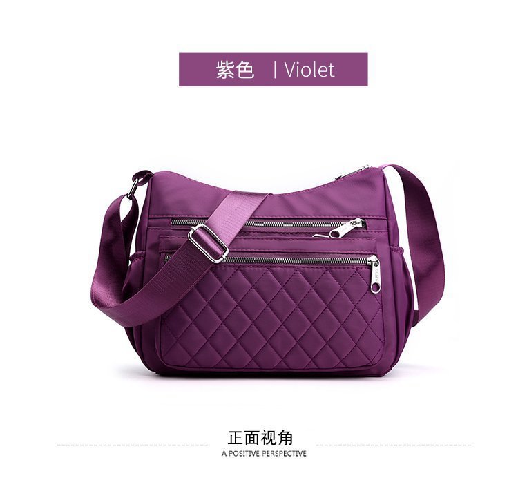 New casual single-shoulder crossbody bag, Oxford fabric bag, simple and fashionable European and American women's bag, cross-border one-piece delivery worldwide undefined