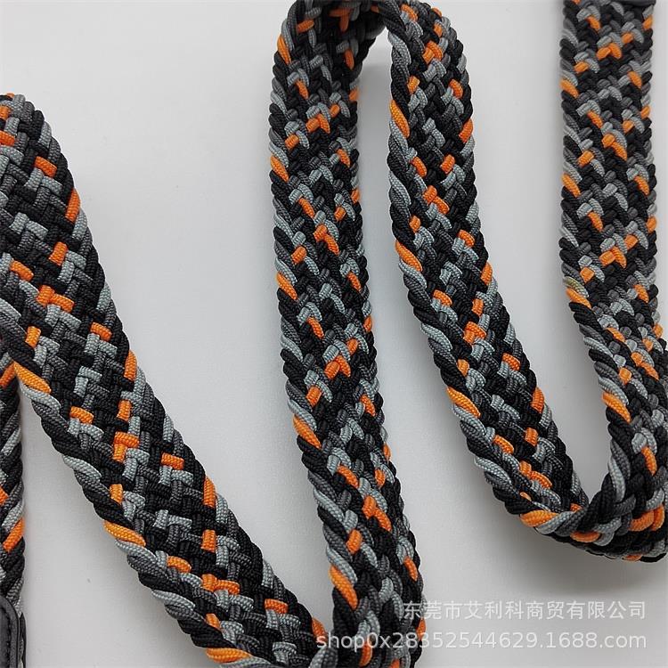 弹力绳扁带批发编织绳腰带 手机挂绳 彩色多股手表带简约男女皮带