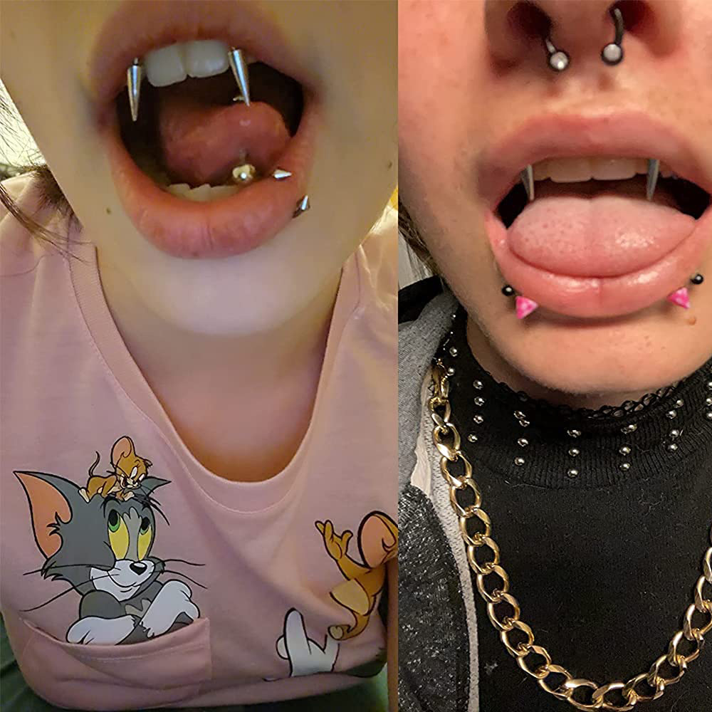 Lip piercing stainless steel