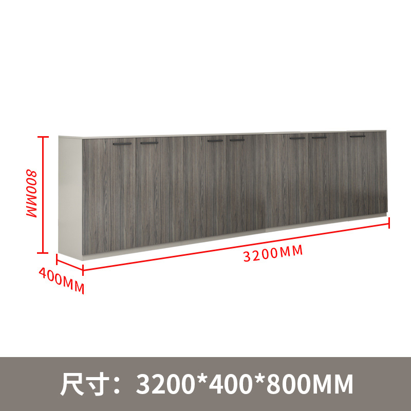 Color de trayectoria gris del Gabinete de 8 puertas (3.2m 0.4m 0.8m)