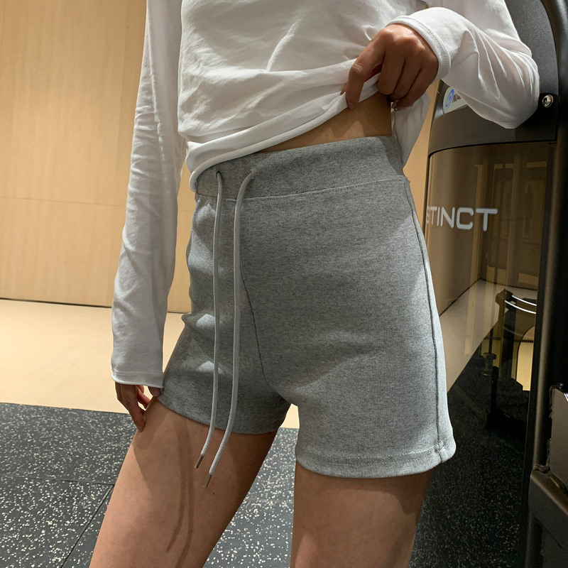 Liang Yixuan High Elastic Package Riding Tight Shorts Sports Pants Summer American Hot Pants Fitness Yoga Pants for Women