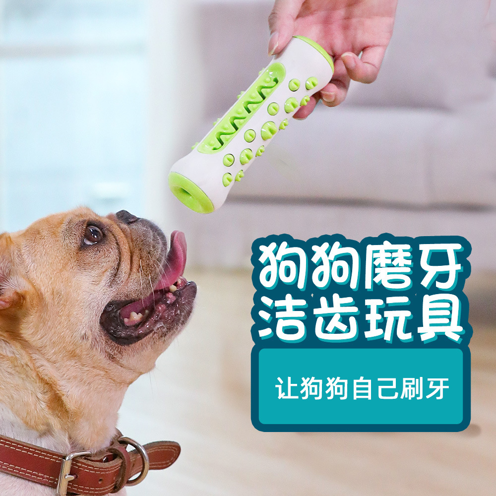 新款宠物狗牙刷磨牙洁齿狗狗耐咬洁齿漏食玩具宠物清洁用品