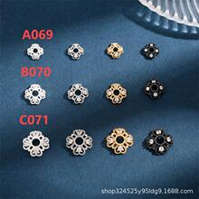DIYͭ���14k�����ʯ�����İ��οջ��л�ñ�����ִ���Ƭ�鴮��ñ
