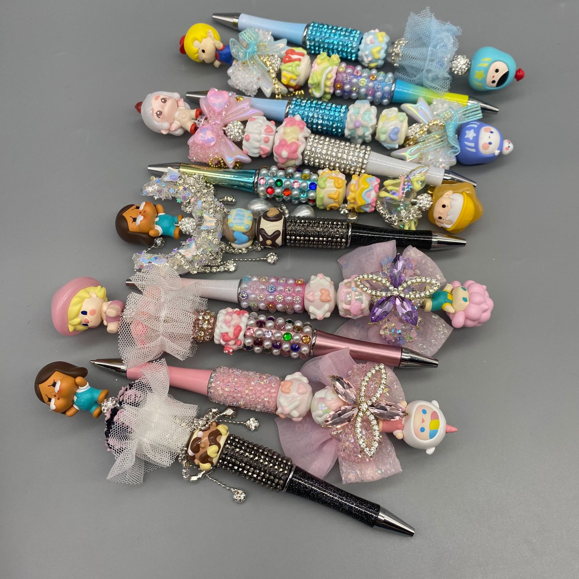 Bolígrafo de cuentas de burbuja original, escritura de escritura de oficina, regalos creativos, regalos de abrazo, granos de frijoles dulces de Haci