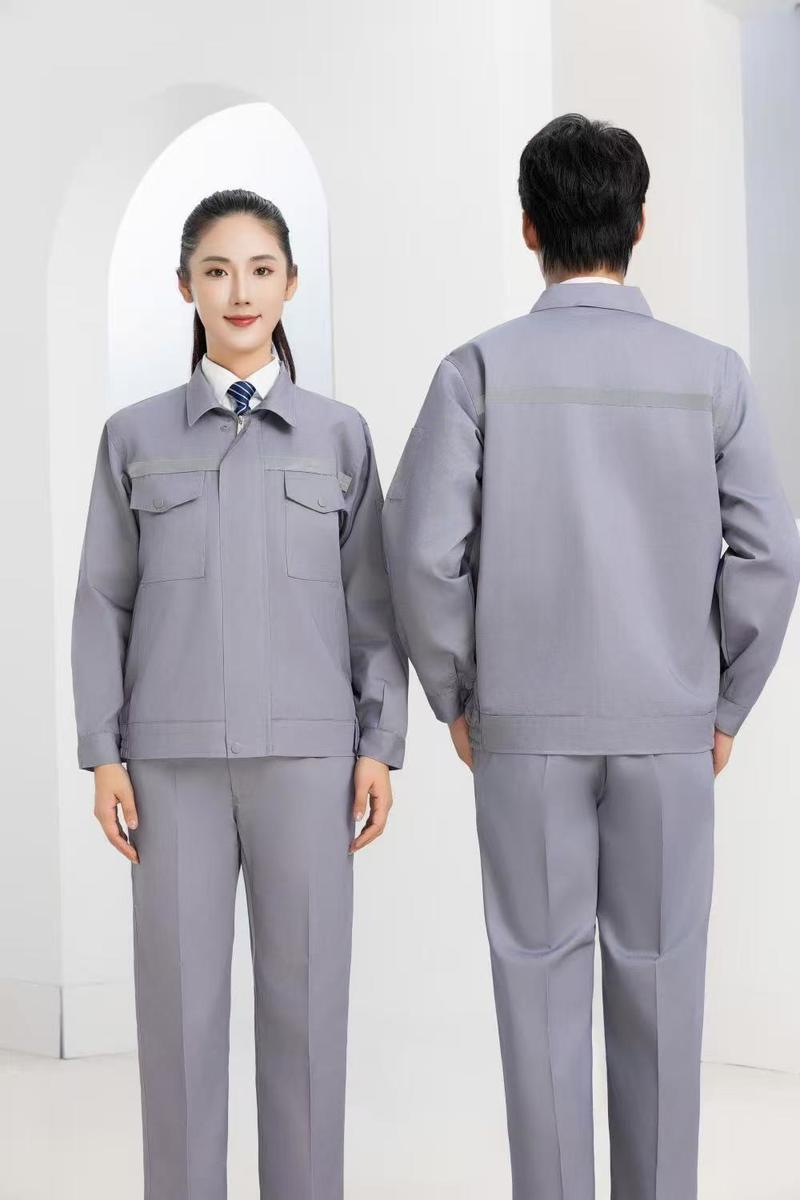 Gray [polyester cotton suit] / 165
