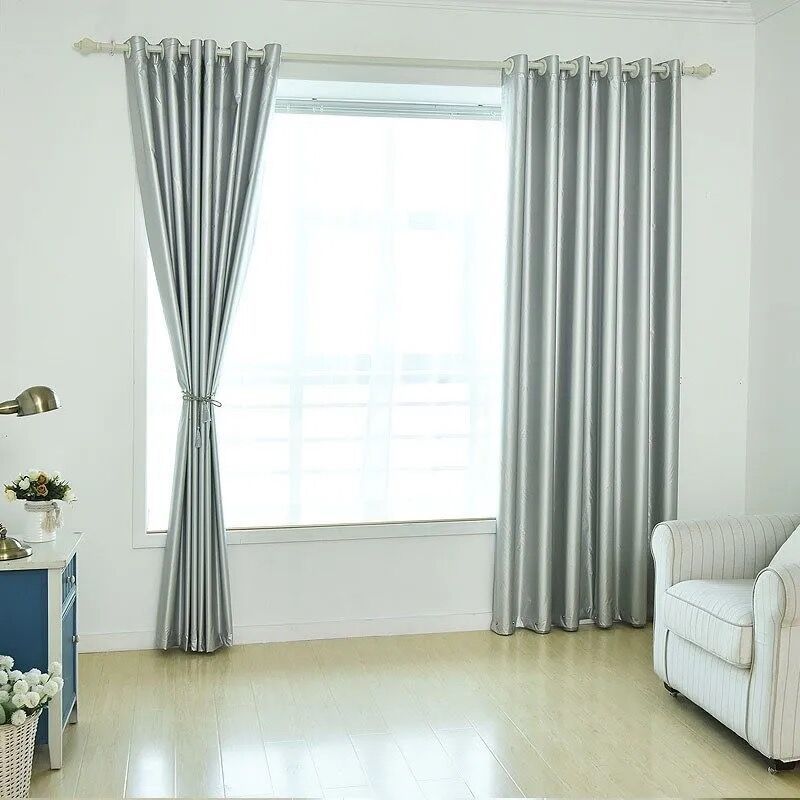 Cortina de sombreado total opaca protector solar aislamiento térmico protector solar UV dormitorio balcón ventana flotante alquiler comercio exterior