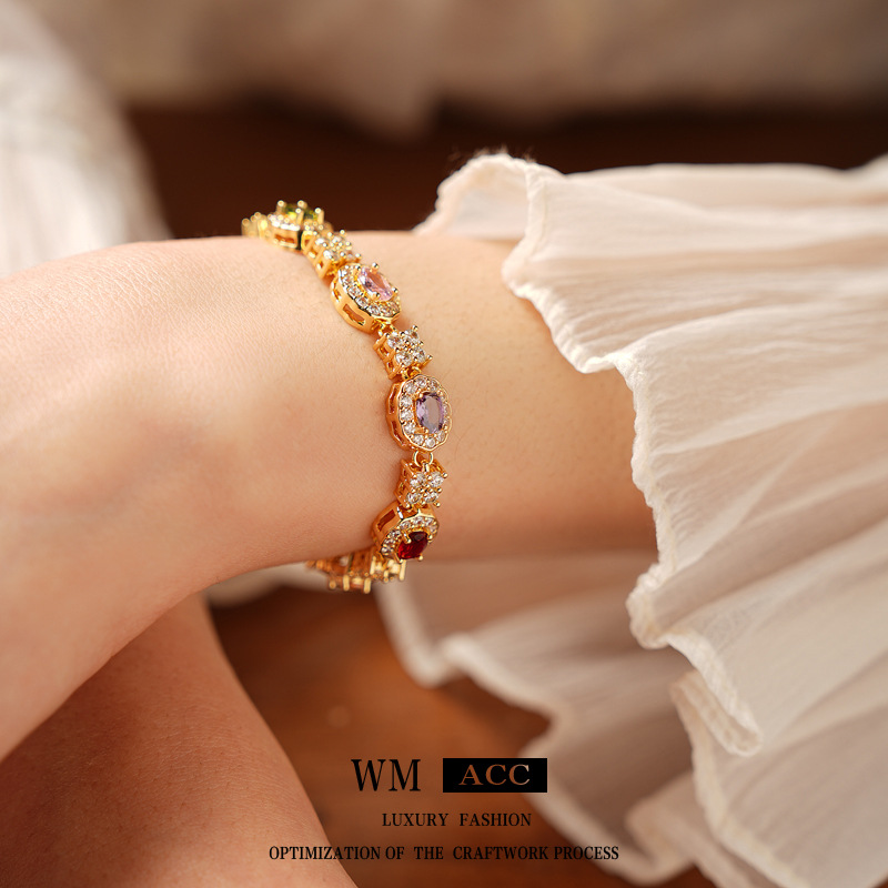 18k oro real pulsera de pulsera pul