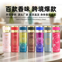 外贸跨境新品香氛身体喷雾气雾铝罐香水中东南亚非洲女士款工厂现