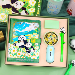 熊貓文具套裝禮盒手賬大禮包學生獎品學習用品批發學生開學禮物