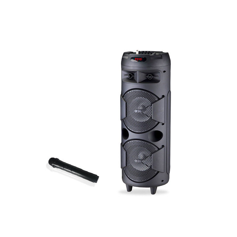 BK-8802双八寸40wラッパbluetooth音家庭用カラオケマイク付きk歌音響サブウーファ|undefined