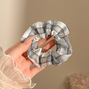 Dulce de alto nivel, anillo de cabello de intestino grueso, cordón de cabello de cola de caballo baja coreana, cordón de cabello grande, delicado, adornamiento de cabello de princesa de alto valor