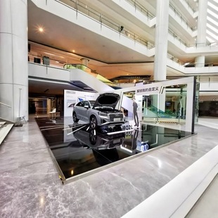 Ultra-Thin 4cm Melamine Board for Car Show Exhibition Floor, Mall Pop-Up Floor Construction and Display