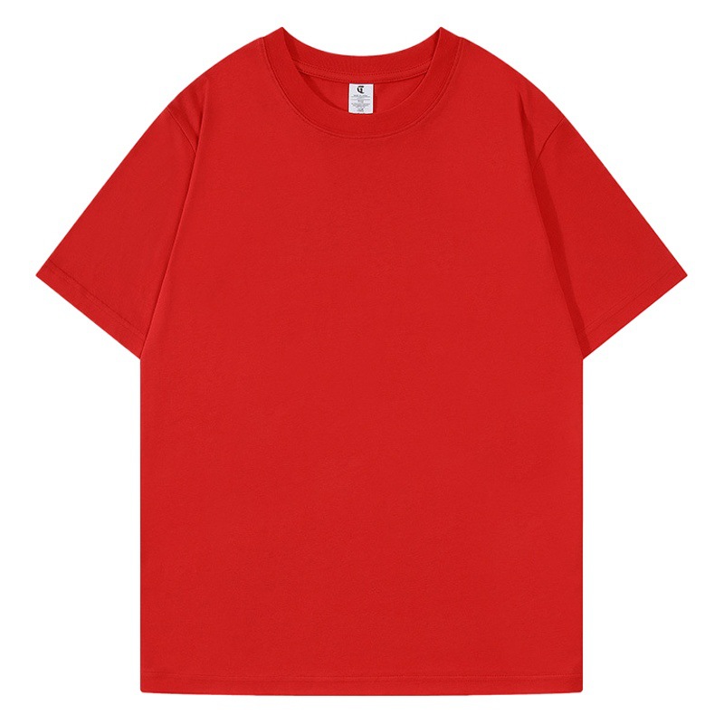 210G de piel erosionada, suave y cómoda, sensación fresca, amoníaco líquido, algodón, cuello redondo, manga corta, camisa publicitaria, ropa de trabajo, camiseta personalizada