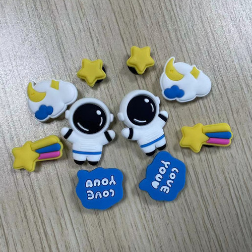 Suitable for Crocs cross accessories diy removable decorative accessories Sesame Street cartoon shoe flower three-dimensional shoe buckle