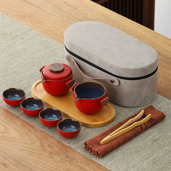 Tea set for traveling, style 4