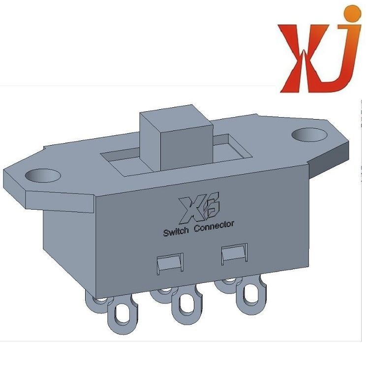 塑胶2档拨动开关大电流  两档拨动开关大电流 2档滑动开关大电流