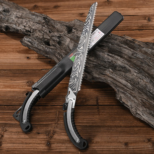 Damascus waist saw pruning saw blade-type direct saw manual logging saw pruning saw garden saw outdoor hand saw