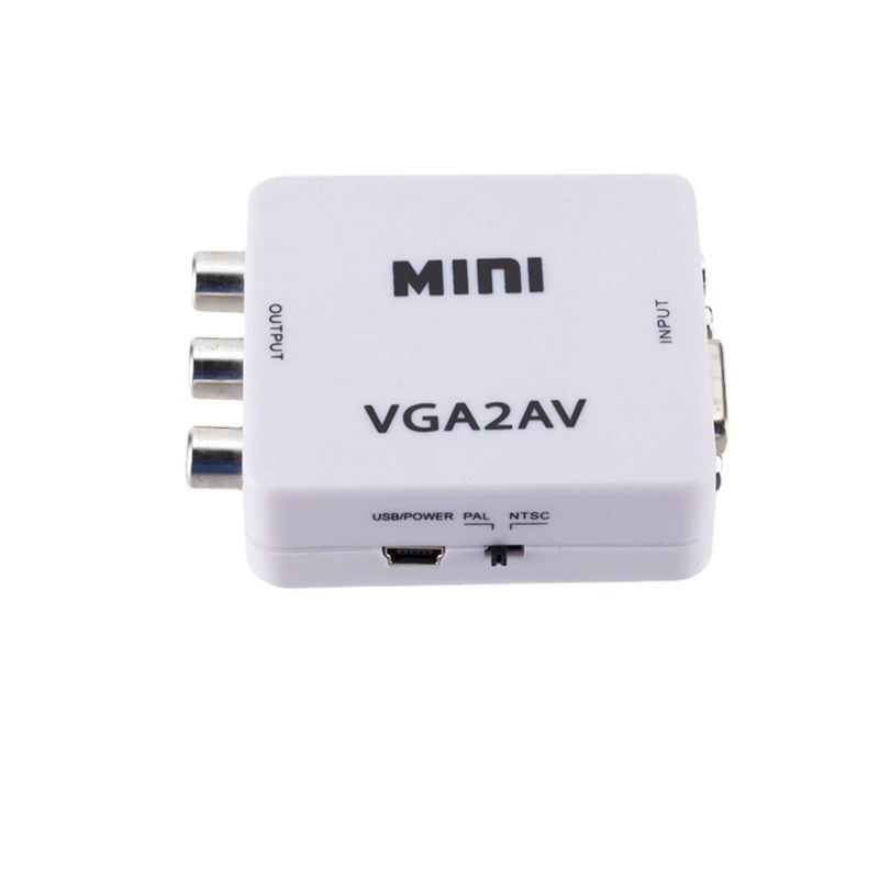 HD VGA переход AV видео конвертер VGA в AV вращающееся соединение передача к старому телевизору ПК на ТВ линия
