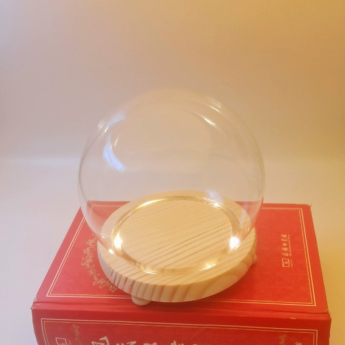 Пылезащитный чехол с подсветкой, стеклянный чехол с вечным цветком