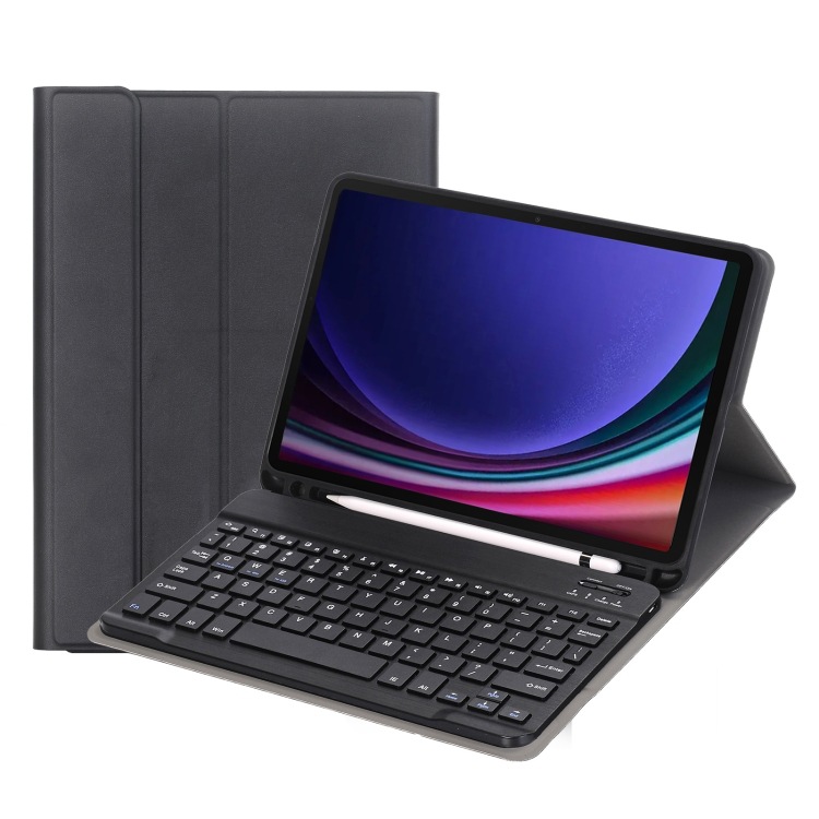 A710B Caramelo TPU bolígrafo bolígrafo funda de teclado Bluetooth para Samsung Galaxy Tab S9 FE / Samsung Galaxy Tab S9