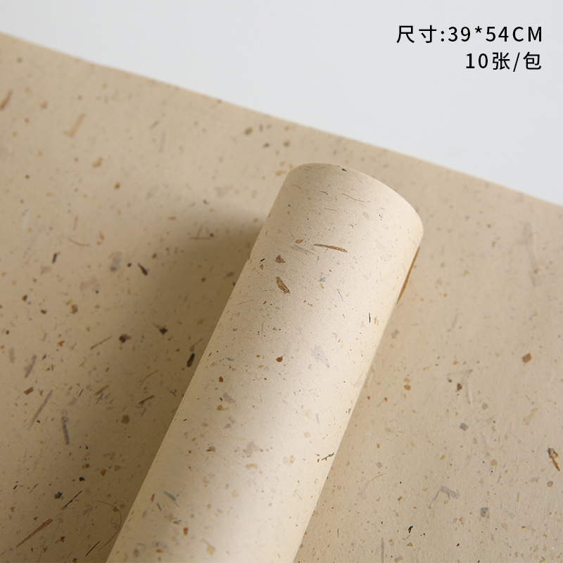 Nuevo otoño cálido invierno astillas de madera mano rasgada ramo de flores envoltura de papel de regalo embalaje manual DIY material de papel de arte lote