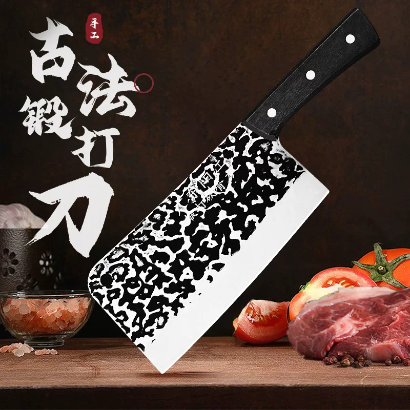 Исключительно ручной ковке бытовые кухонные ножи для домашнего использования нарезные ножи ножи для кости ножи для рубки лезвий острый