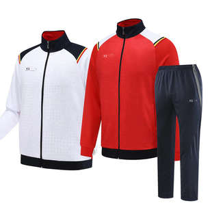 New Badminton Suit Men's and Women's Sportswear Autumn and Winter National Team Children's Competition Training Suit Coat 608