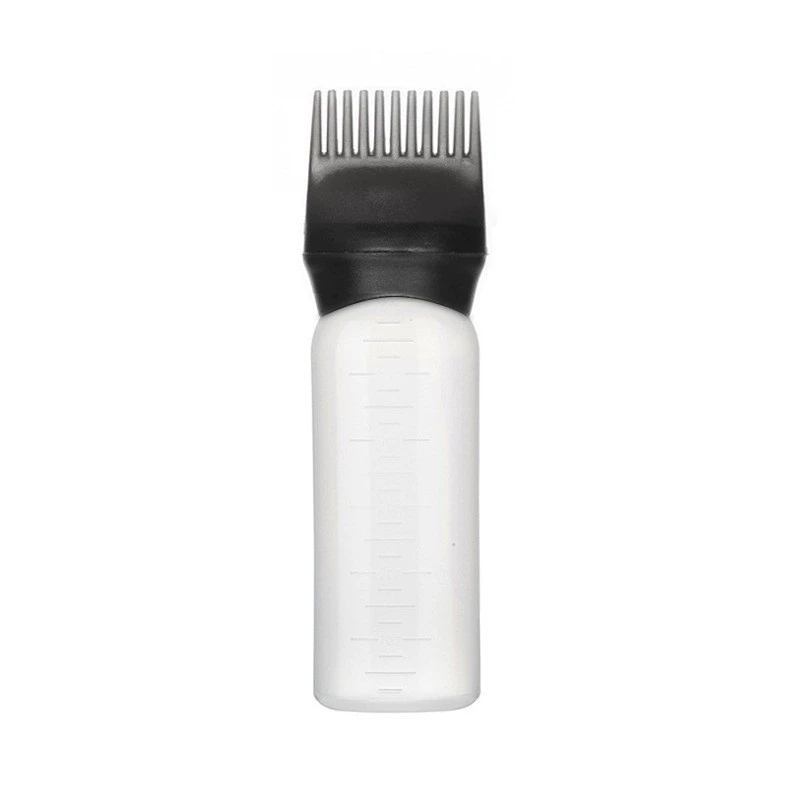 Hairdressing Applicator Bottle with Comb Tip, Multi-Color Options, Compact Salon Tool