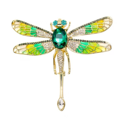 Smart wings dragonfly brooch men: Yaxa sancaqları