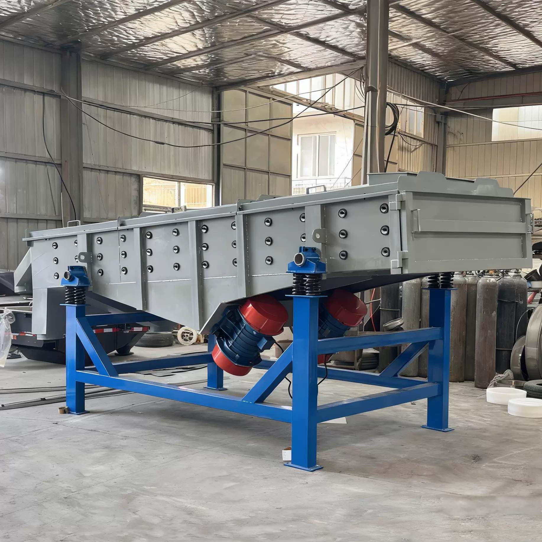 直线筛多层不锈钢粉末颗粒分级方形摇摆筛震筛机专业直线筛分设备