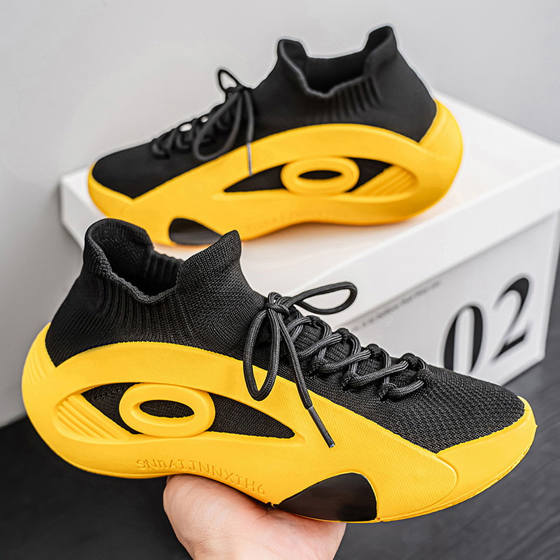 Zapatos de hombre de gran tamaño transfronterizos de alta gama, nuevos zapatos de verano de malla transpirable, zapatos deportivos de corredor juvenil