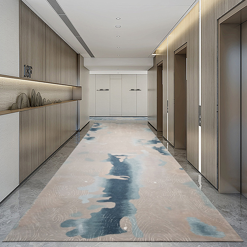 Fábrica de fuente personalizada alfombra acrílica hecha a mano lana punzonada LOGO sala de reuniones comercial sala de recepción alfombra de bienvenida