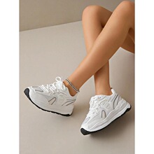 H 36153 Ins Street Snap Casual Platform Sneakers ���к����