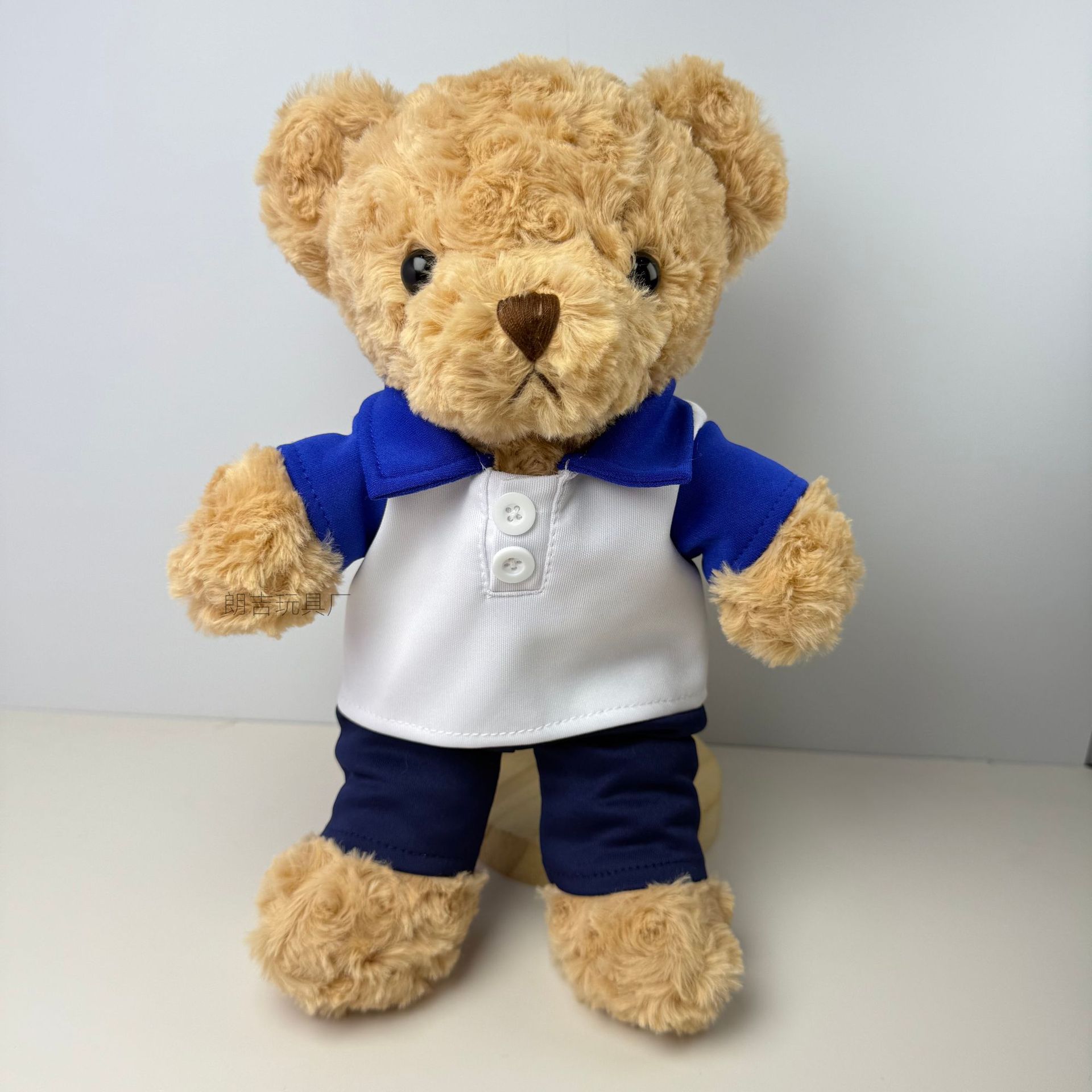 Uniforme escolar oso muñeca Teddy Teddy Juguetes de peluche Graduation Bear Regalo de graduación logotipo emblema escolar