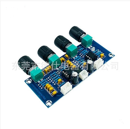 Gold-A901 NE5532 аудио предусилитель с регулировкой высоких басов для источника питания усилителя