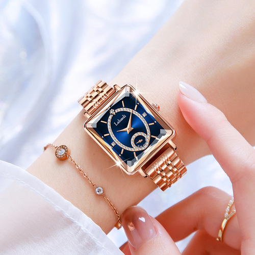 Labaoli/Labaoli light luxury women's watch live broadcast square women's quartz watch Fangsheng clock