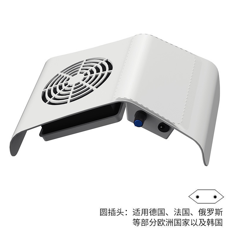 Aspiradora de uñas aspiradora de doble ventilador de escritorio de 80W aspiradora de polvo de uñas de alta potencia máquina de uñas transfronteriza